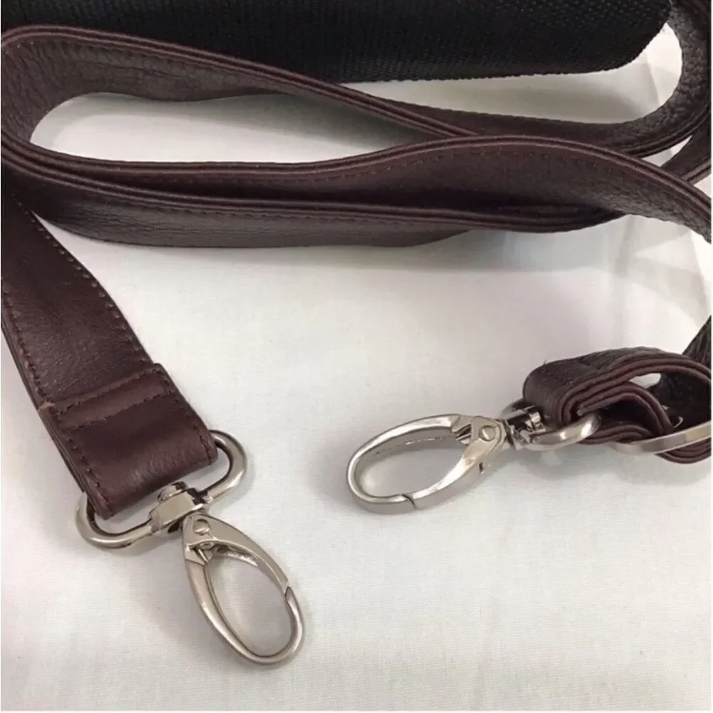 Levenger Brown Laptop Bag Briefcase Adjustable Shoulder Strap